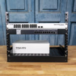 StarTech RK8OD With Two Switches And An NVIDIA Titan RTX Box