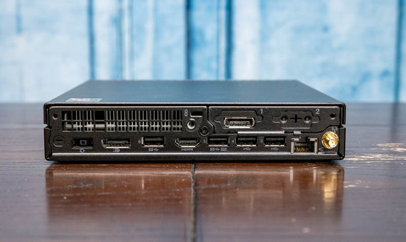 Lenovo ThinkCentre M75q Gen2 Tiny Rear