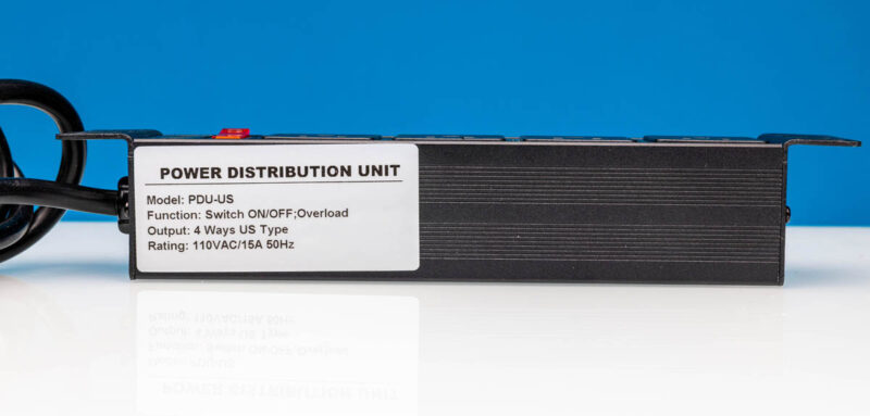 Tupavco 4 Outlet 10 In Rack PDU Label