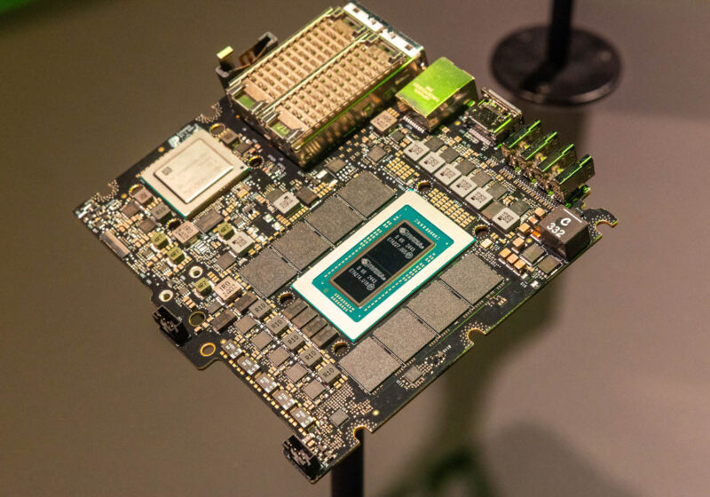 NVIDIA GB10 Motherboard Angle 1