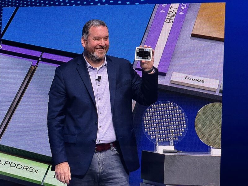 Intel Foundry 2025 Kevin O Buckley With Big AI Package Large